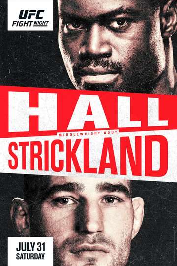UFC on ESPN 28: Hall vs. Strickland Poster