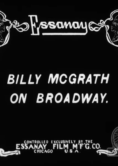 Billy McGrath on Broadway Poster