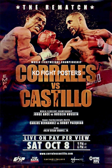 Diego Corrales vs José Luis Castillo II Poster