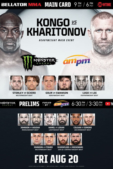 Bellator 265: Kongo vs. Kharitonov Poster