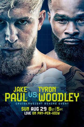 Jake Paul vs Tyron Woodley Poster