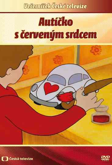 Autíčko s červeným srdcem poster