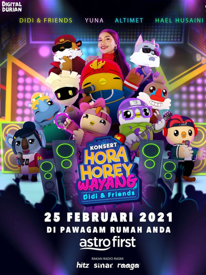 Konsert Hora Horey Wayang Didi  Friends Poster