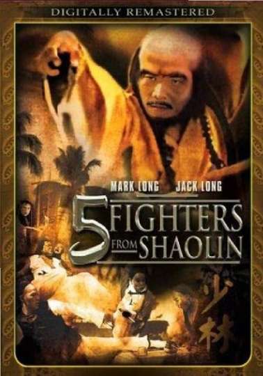 Five Fighters from Shaolin Poster