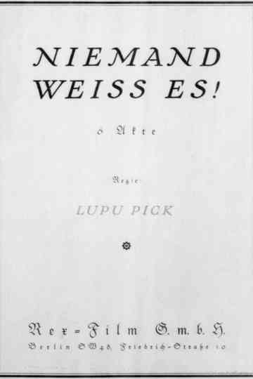 Niemand weiß es