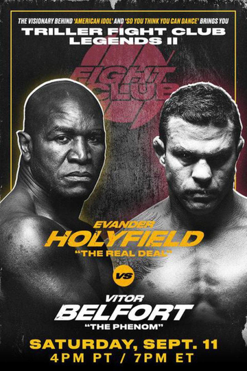 Evander Holyfield vs. Vitor Belfort Poster