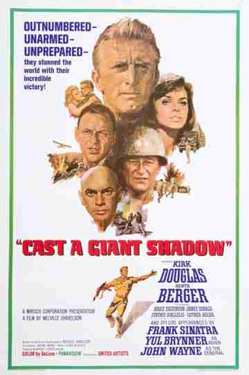 Cast a Giant Shadow Poster