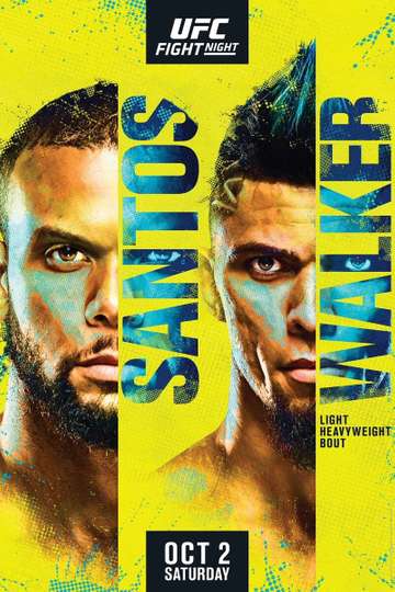 UFC Fight Night 193: Santos vs. Walker Poster