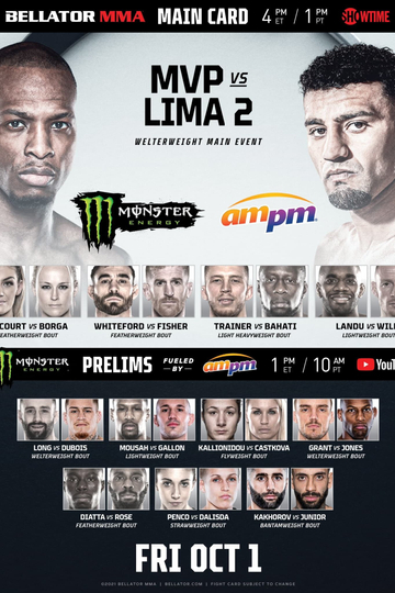 Bellator 267: Lima vs. MVP 2 Poster