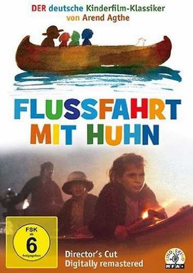 Flussfahrt mit Huhn Poster