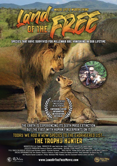 Land of the Free Animal Trafficking Redefined Poster