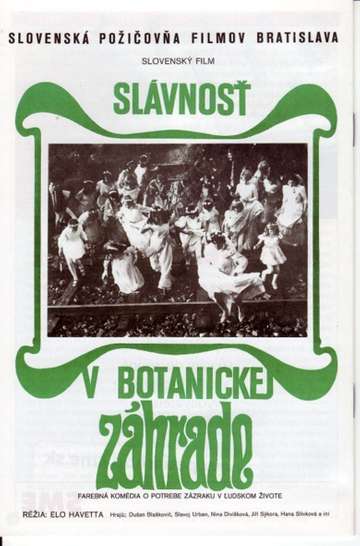 Celebration in the Botanical Garden Poster
