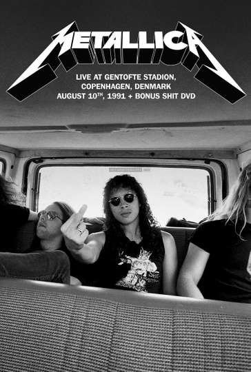 Metallica  Live at Gentofte Stadion Copenhagen Denmark  August 10th 1991 Poster