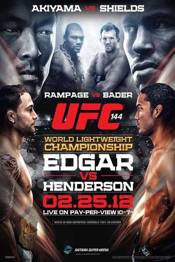 UFC 144 Edgar vs Henderson Poster
