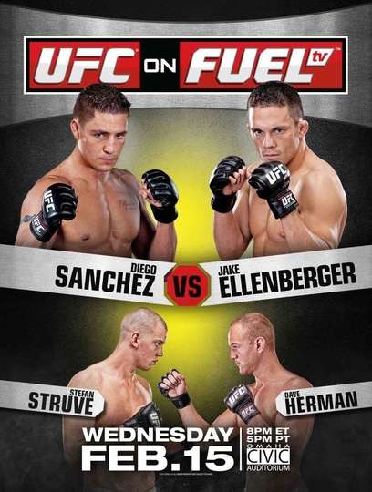 UFC on Fuel TV 1 Sanchez vs Ellenberger Poster