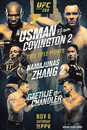 UFC 268: Usman vs. Covington 2 Poster