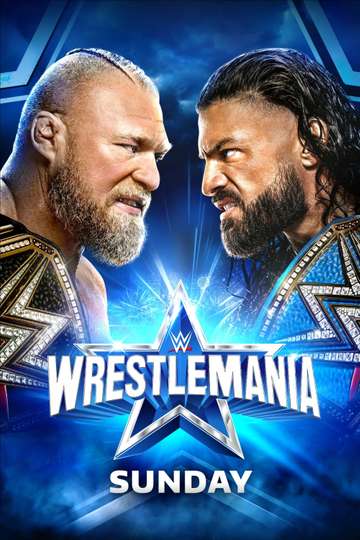 WWE WrestleMania 38  Sunday Poster