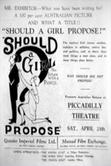 Should a Girl Propose? Poster