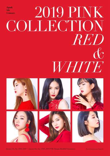 2019 Pink Collection Red  White
