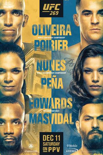 UFC 269: Oliveira vs. Poirier Poster