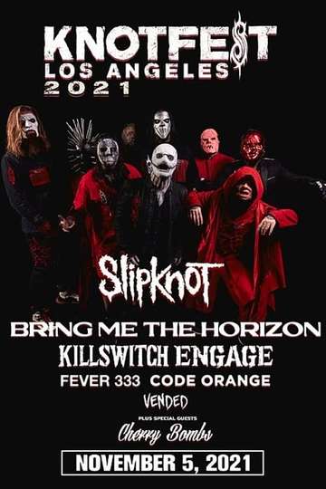 Slipknot - Knotfest Los Angeles Poster