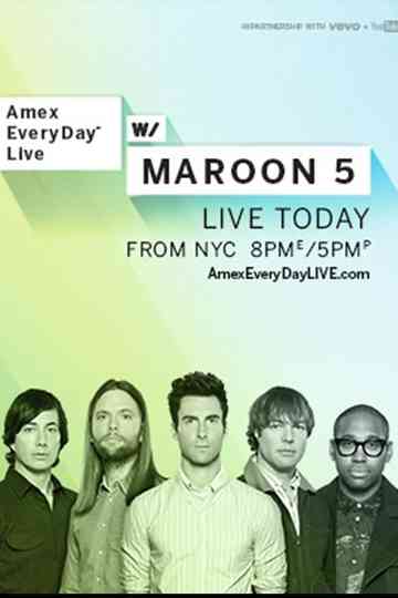 Maroon 5 - Live In Bowery Ballroom Poster