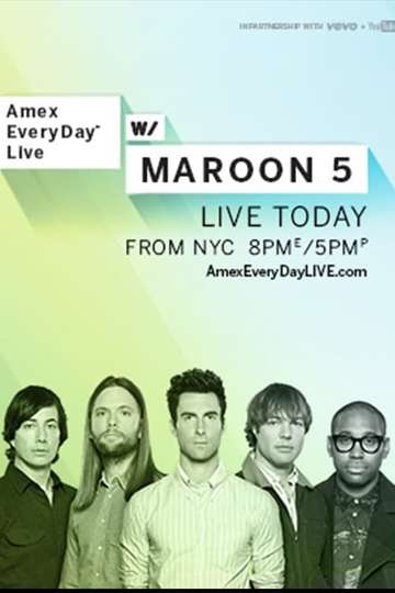Maroon 5  Live In Bowery Ballroom Poster