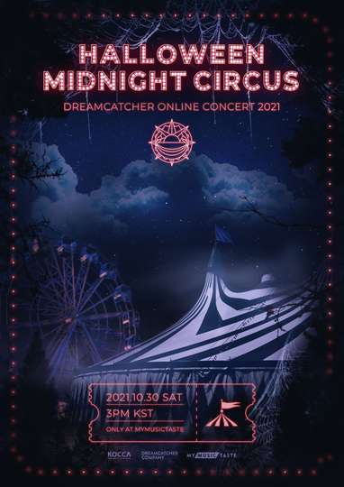 7 Spirits at the Halloween Midnight Circus Poster