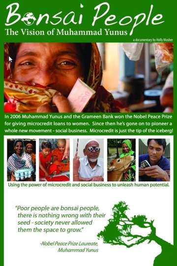 Bonsai People The Vision of Muhammad Yunus Poster
