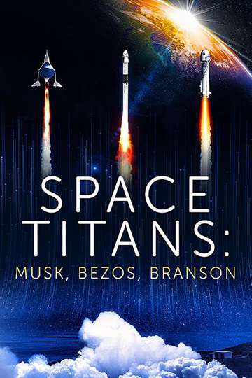 Space Titans Musk Bezos Branson Poster