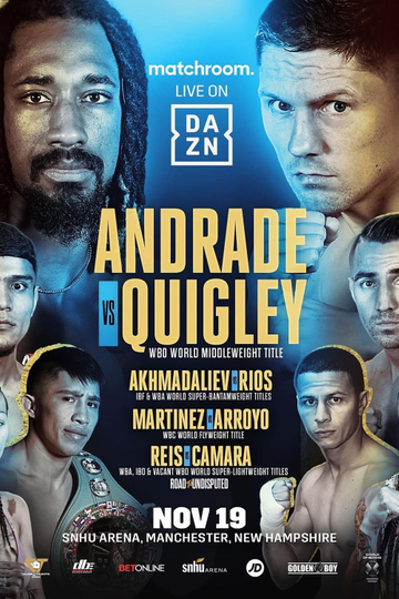 Demetrius Andrade vs. Jason Quigley Poster