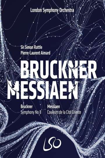 London Symphony Orchestra Bruckner  Messiaen Poster