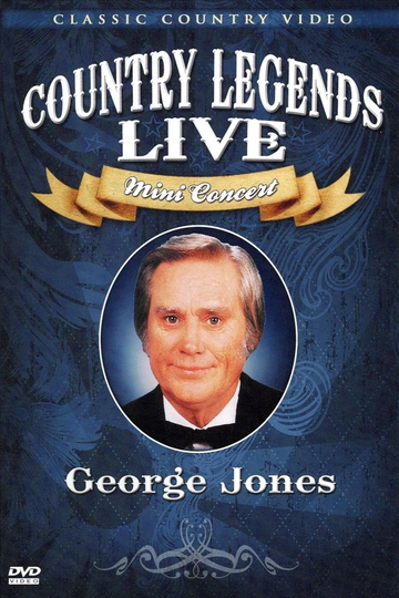 George Jones Country Legends Live Poster