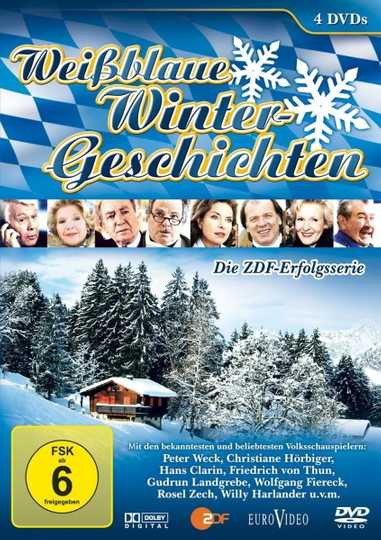 Weißblaue Wintergeschichten Poster