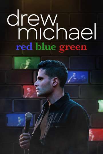 drew michael: red blue green Poster