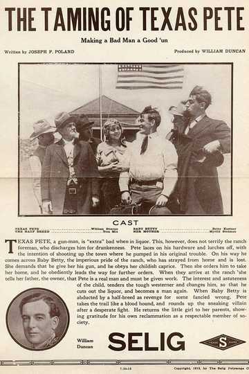 The Taming of Texas Pete Poster