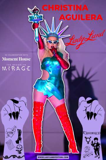 Christina Aguilera Live At LadyLand Festival Poster