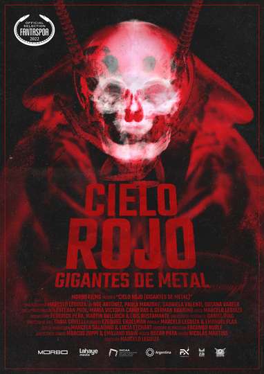 Red Sky Metal Giants Poster