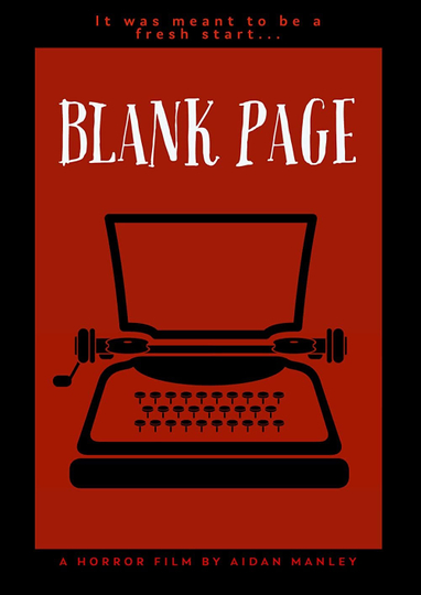 Blank Page Poster