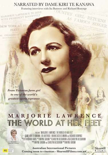 Marjorie Lawrence The World at Her Feet Poster