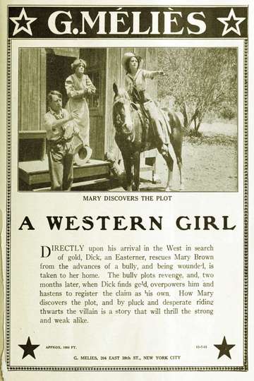 A Western Girl Poster