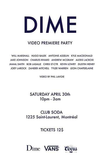 The Dime Video Poster