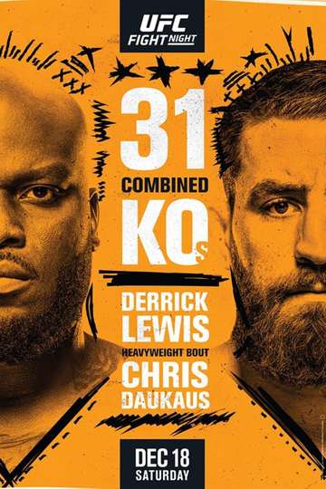 UFC Fight Night 199: Lewis vs. Daukaus Poster