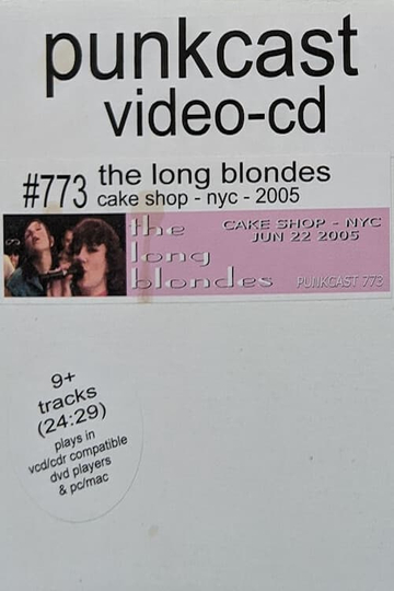 The Long Blondes Cake Shop  NYC  Jun 22 2005 Poster