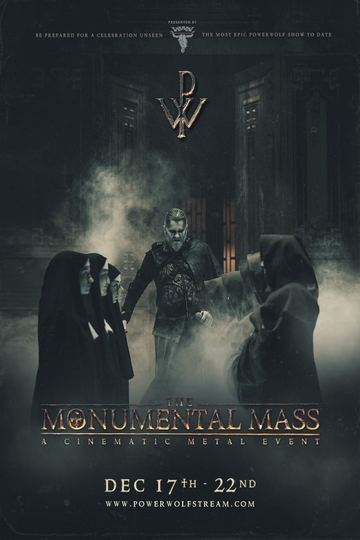 Powerwolf - The Monumental Mass: A Cinematic Metal Event Poster