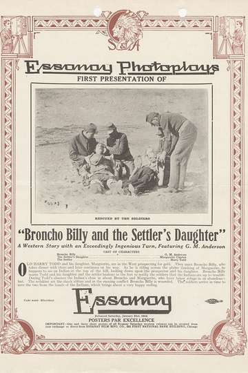 Broncho Billy and the Settlers Daughter Poster