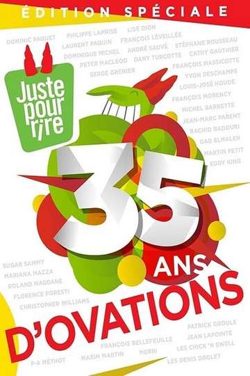 Juste pour rire  35 ans dovations Poster