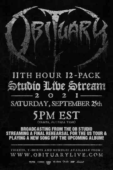 Obituary - 11th Hour 12-Pack Live Stream