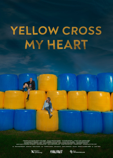 Yellow Cross My Heart Poster