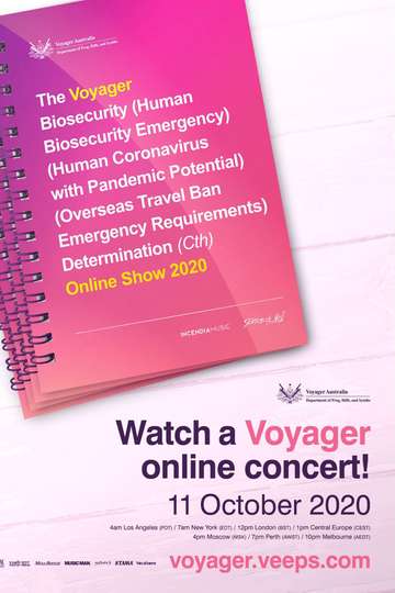 Voyager  Department of Synths and Riffs Online Live Show Poster